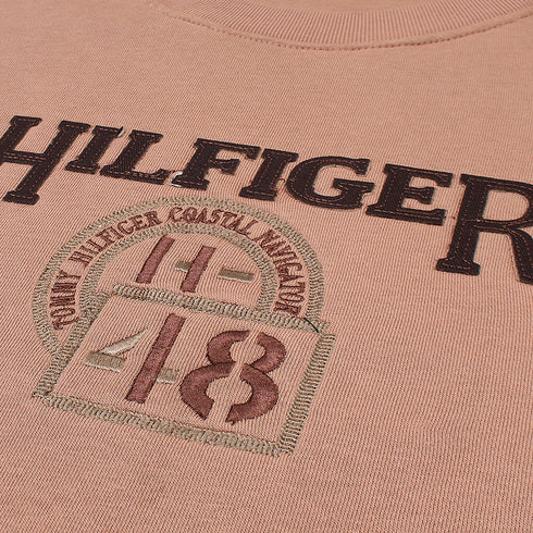 TH  Soft Brown Towel Embroidered Sweatshirt